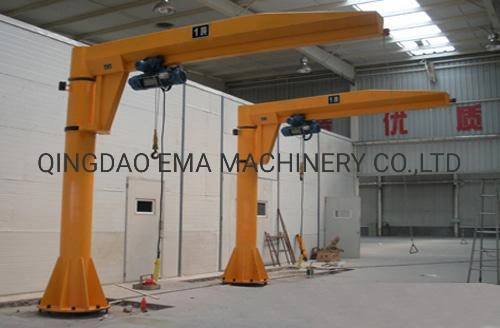 360 Degree Rotation Fixed Slewing Jib Crane