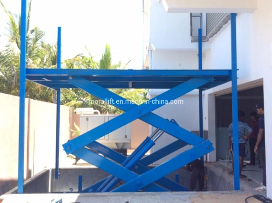 Used Heavy Loading Stationary Hydraulic Scissor Lift Table