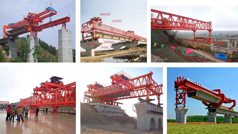 200t Expressway Beam Launcher Machine for Bridge Construction