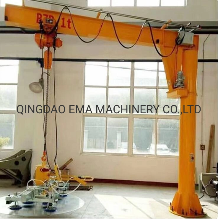 360 Degree Rotation Fixed Slewing Jib Crane