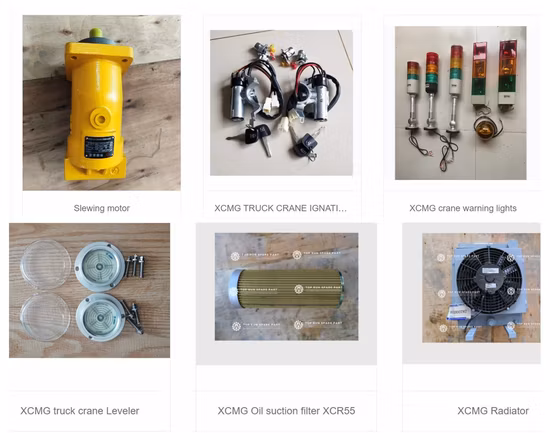 Liste des pièces de rechange consommables de XCMG Qy25K