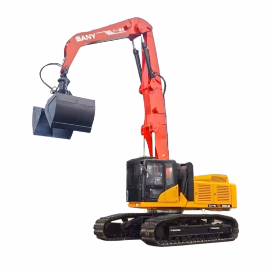 Godet à clapet pour manutention de matériaux, pour sable de ferraille, pour grue d'excavatrice